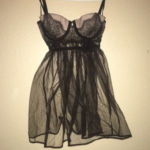 Victoria Secrets sexy camisole black lace